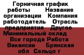 Горничная-график работы 1/2 › Название организации ­ Компания-работодатель › Отрасль предприятия ­ Другое › Минимальный оклад ­ 1 - Все города Работа » Вакансии   . Брянская обл.,Сельцо г.